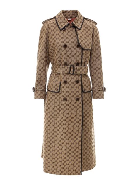 gucci womens coats|Gucci trench coat women's.